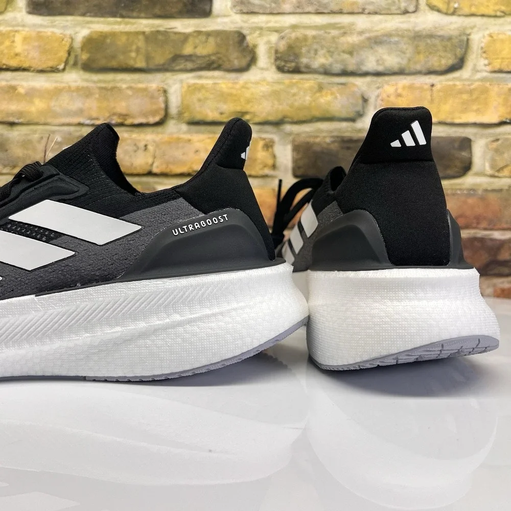 Womens 8 - Adidas UltraBoost 5X Black Carbon Comfy Athletic Running Shoes IH3102
